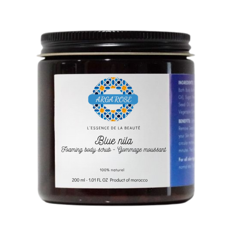 Soins Corps ArgaRose : gommage corporel moussant au nila