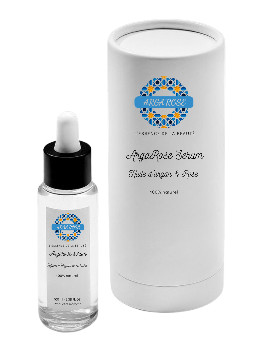 Soins Visage ArgaRose : sérum à l'huile d'argan et de rose